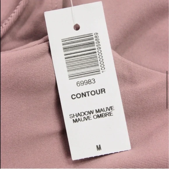 NWOT Aritzia Babaton Contour Thong Bodysuit - Shadow Mauve - Picture 4 of 9